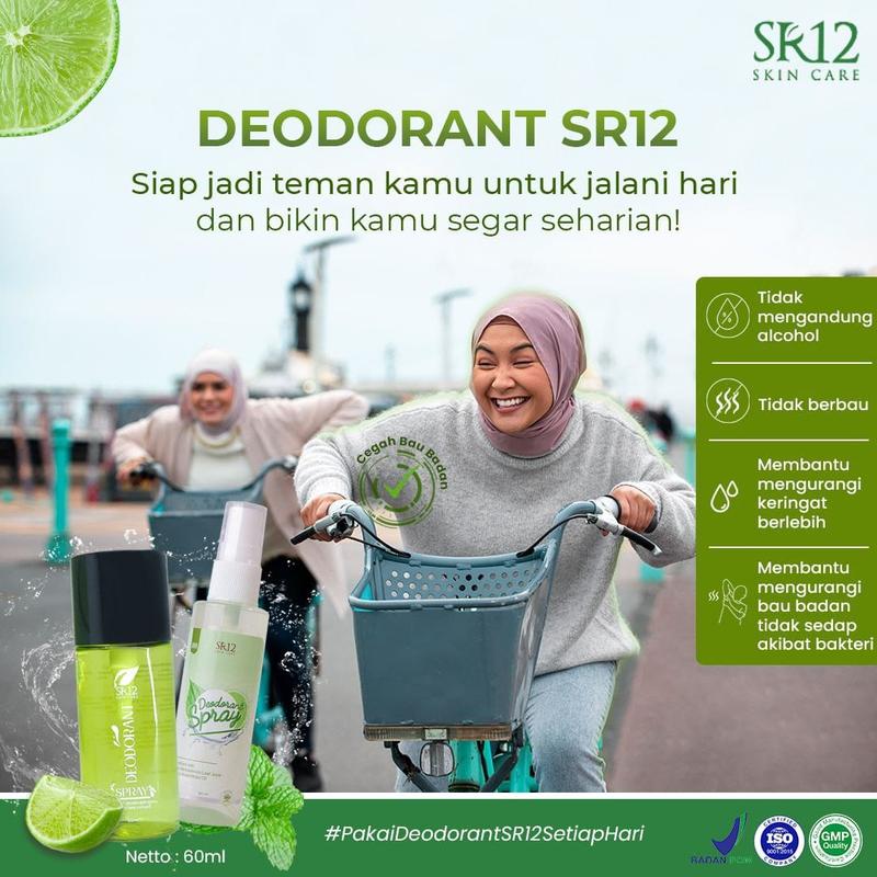 SR12 DEODORANT SPRAY ORGANIK TANPA PENGAHRUM 1