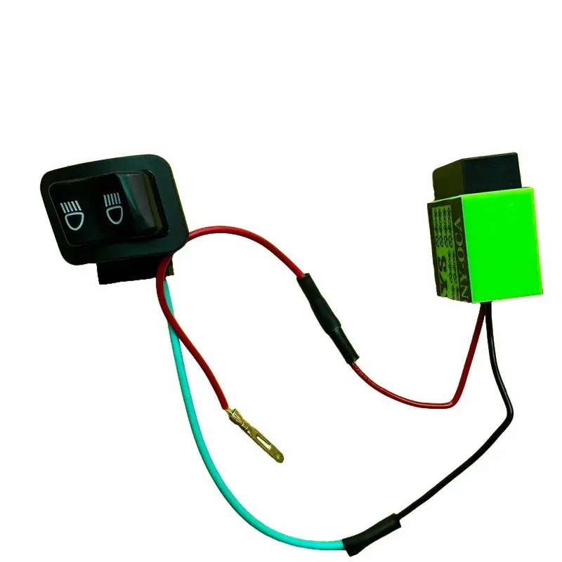 Mạch Auto Passing Kèm Công Tắc Dành riêng cho Wave ( wave 110 lắp như zin, wave 50cc và 100cc làm rộng rãnh công tắc pha cos của đèn ) - Xe đời mới sẽ không tắt được đèn - Phụ Kiện Phụ Tùng 1