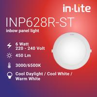 Gambar InLite LED Lampu Panel 3 Warna INP628R Switch Tuneable 6 watt dari IN - LITE LED Kab. Bekasi 2 Tokopedia