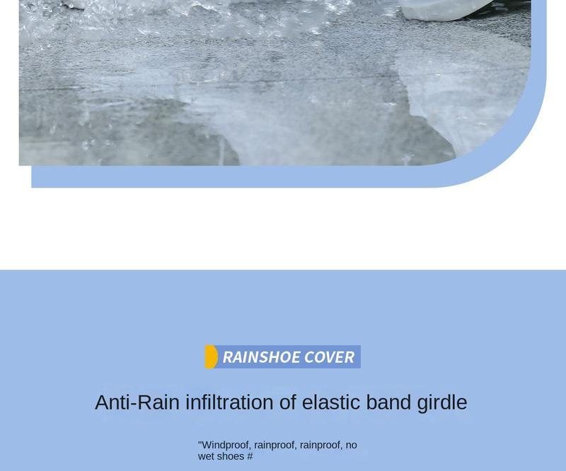 Product Introduction of Waterproof Rain Boots Cover-Unisex Thickened, Durable, Non-Slip Shoe Cover, Snow and Rain Proof 11