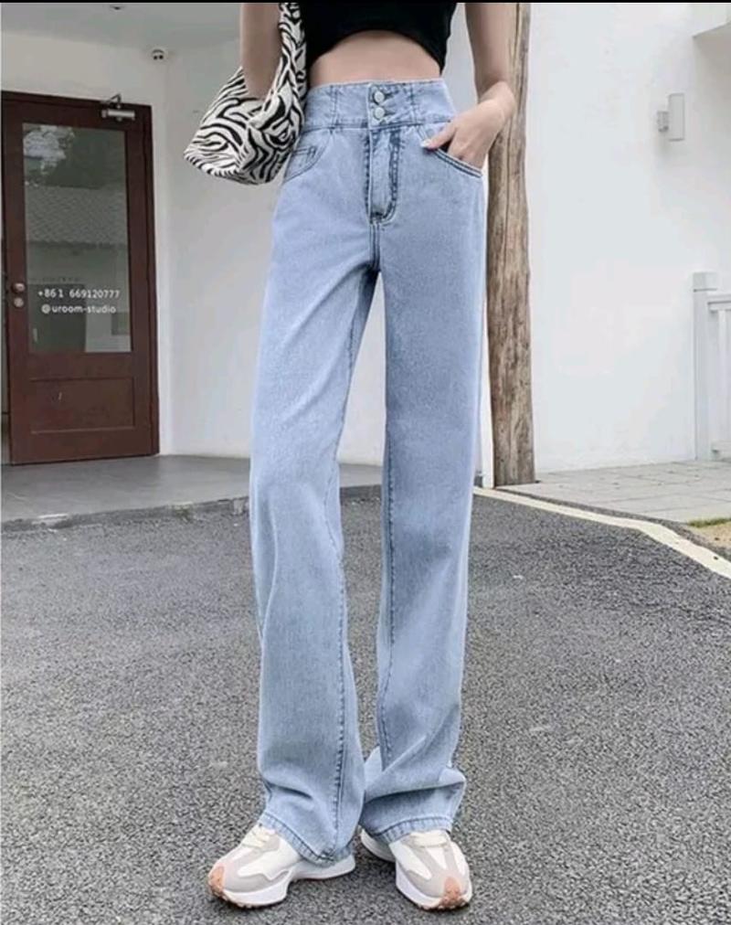 Product Introduction of Petter Denim J23 Celana Panjang HW Kulot Jeans Boyfriend Jeans Korea Jeans Celana Jeans Impor Jeans Highwaist Celana Highwaist Newjeans Jeans Korean Style Celana Jeans Wanita Korea Celana Kulot Tebal 3