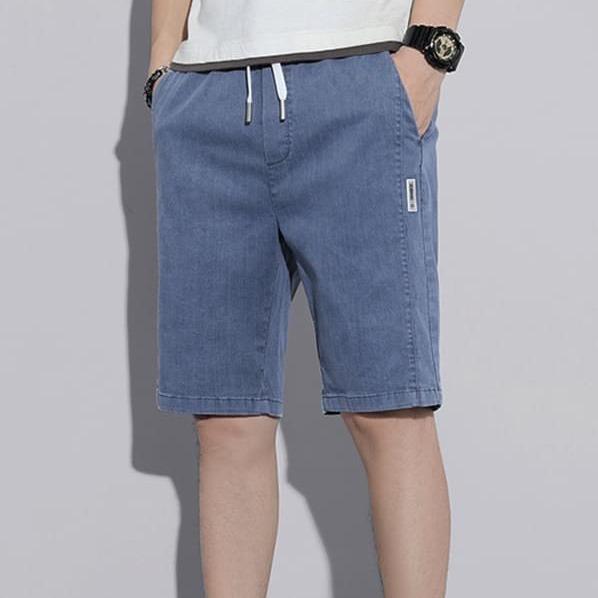 Quần đùi, quần short nam TOPMEN chất vải denim cao cấp thoải mái thoáng mát ôm dáng Menswear Jean Có Túi Đen 3