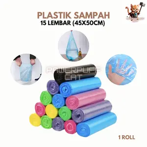 PL Kantong Plastik Sampah Poop Kotoran Hewan 1 Roll 15 Lembar