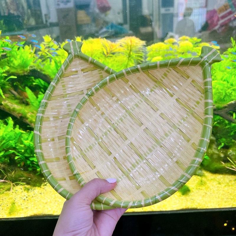 Dĩa Nhựa phíp Mẹt giả tre đan , Dĩa nhựa Melamine