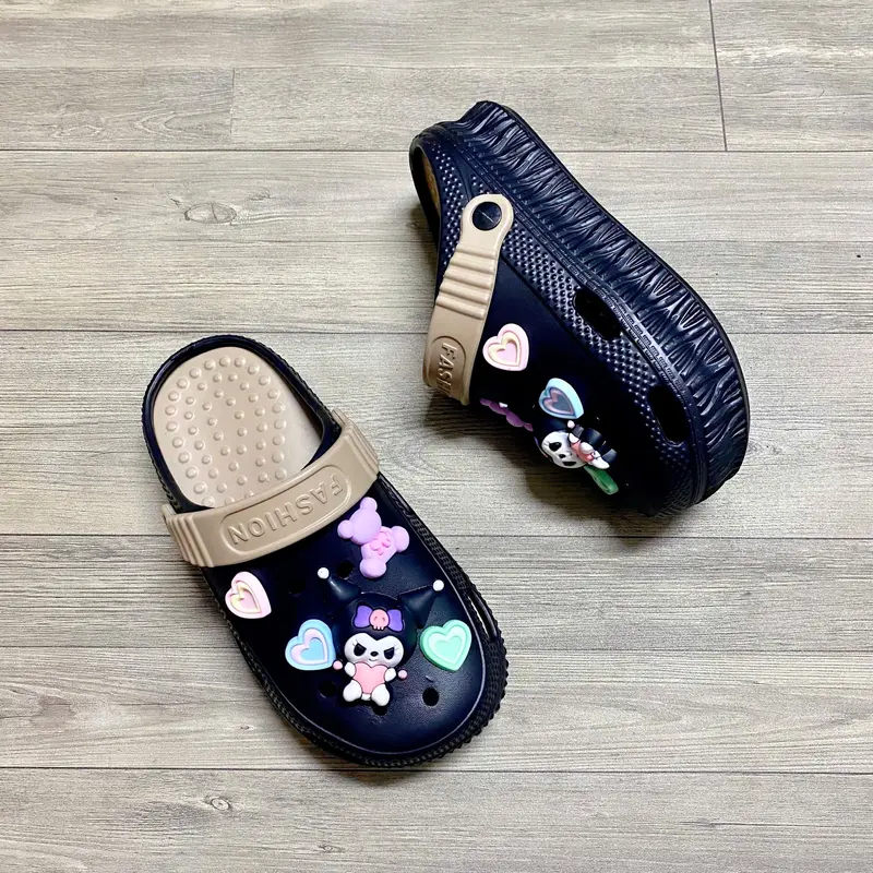 (PHOM NHỎ ĐẶT TĂNG 1 SIZE) Sục cross kuromi mẫu mới phối trái tim cute - TT609 5