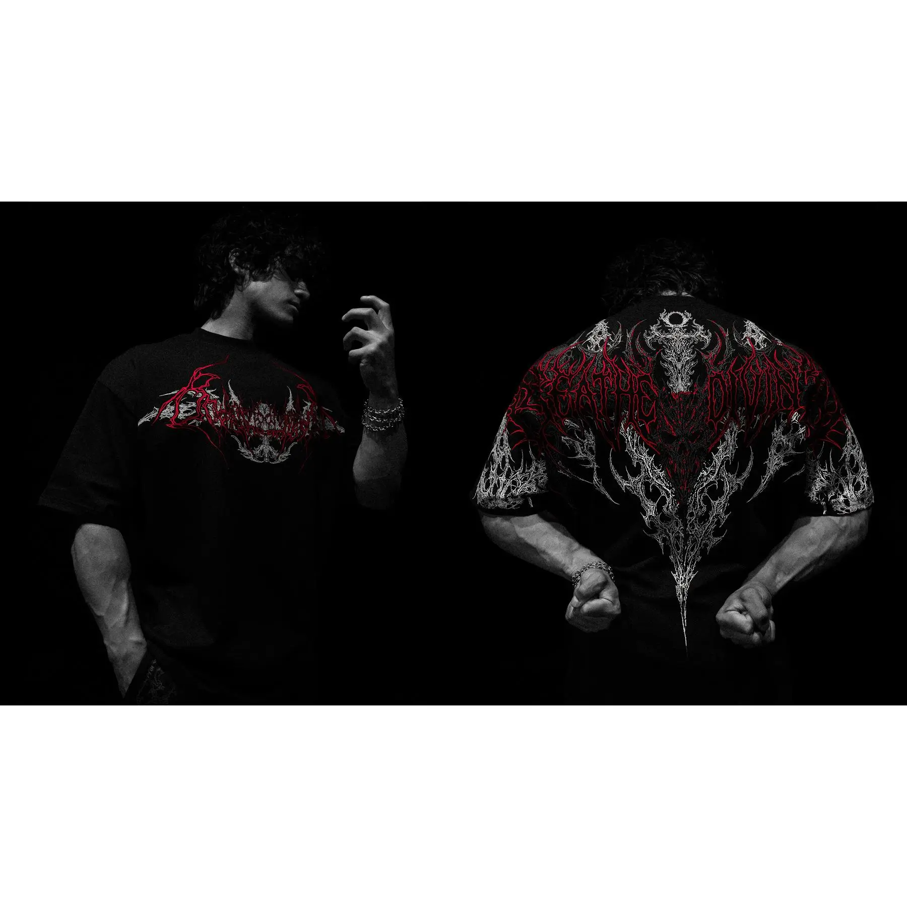 COD] American Style Trendy Brand Breathdivinity Skull Dark Style 