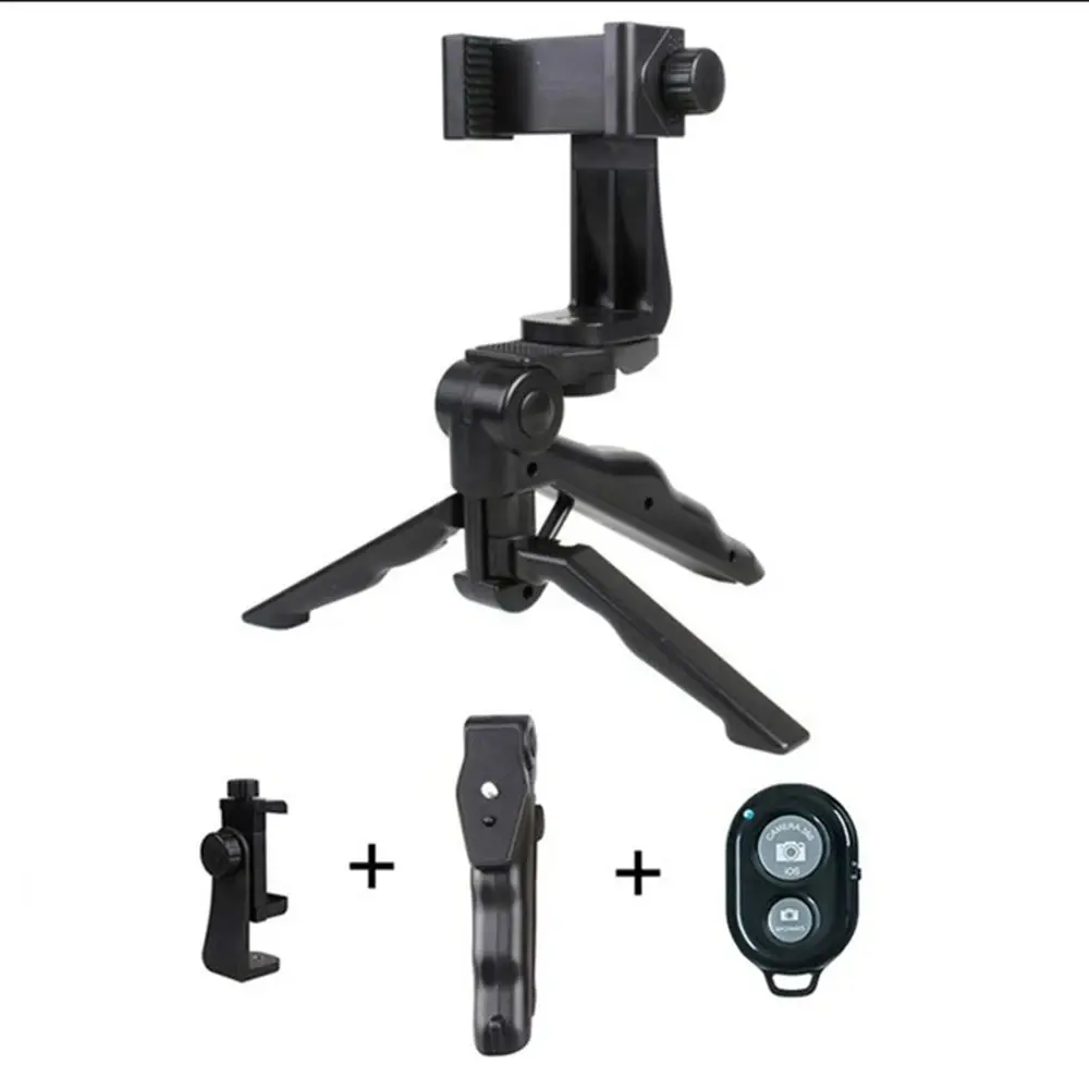ORZERHOME 360 Degree Ratation Handheld Mini Tripod Phone Bluetooth Selfie Stick Stabilizer Travel Bracket Cellphone Holder Mount Accessories Smartphone