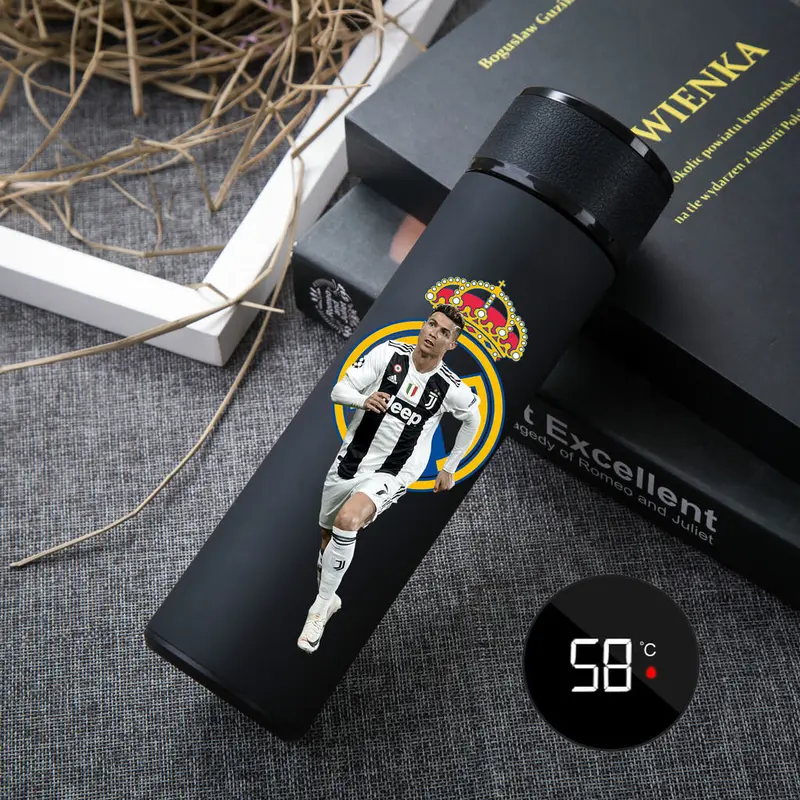 Cốc Giữ Nhiệt, Thể Thao Bóng Đá, Thép Không Gỉ 304, CR7 Cristiano Ronaldo, Cách Nhiệt, Ấm Nước Bảo Quản Lạnh, Real Madrid CF, Juventus F.C., Thiết KếQuà Tặng Bé Trai, Manchester United 3