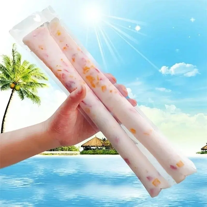 Plastik Es Lilin Es Mambo Model Klip Bening Ukuran 26x5cm Isi 20pcs Plastik