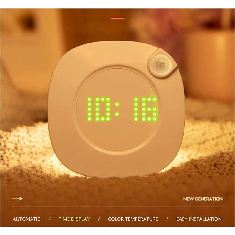 2 Color LED PIR Motion Sensor Night Light with Time Clock fo - TikTok ...