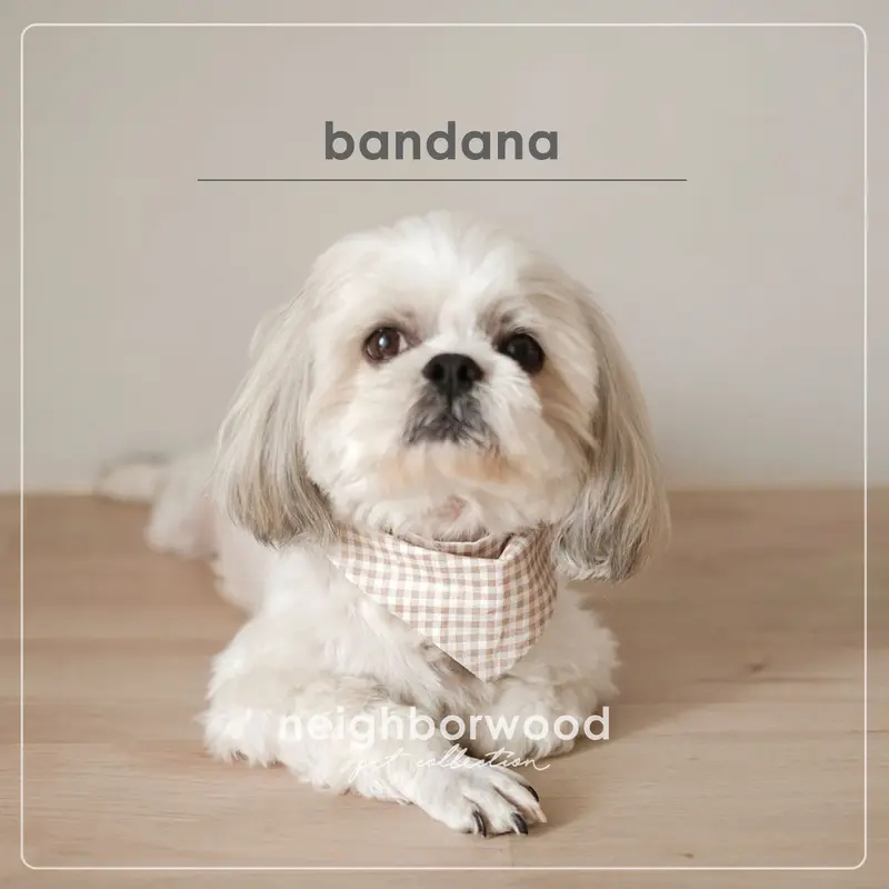 Neighborwood Pet Bandana / scarf / bib / syal aksesoris hewan anjing kucing 0