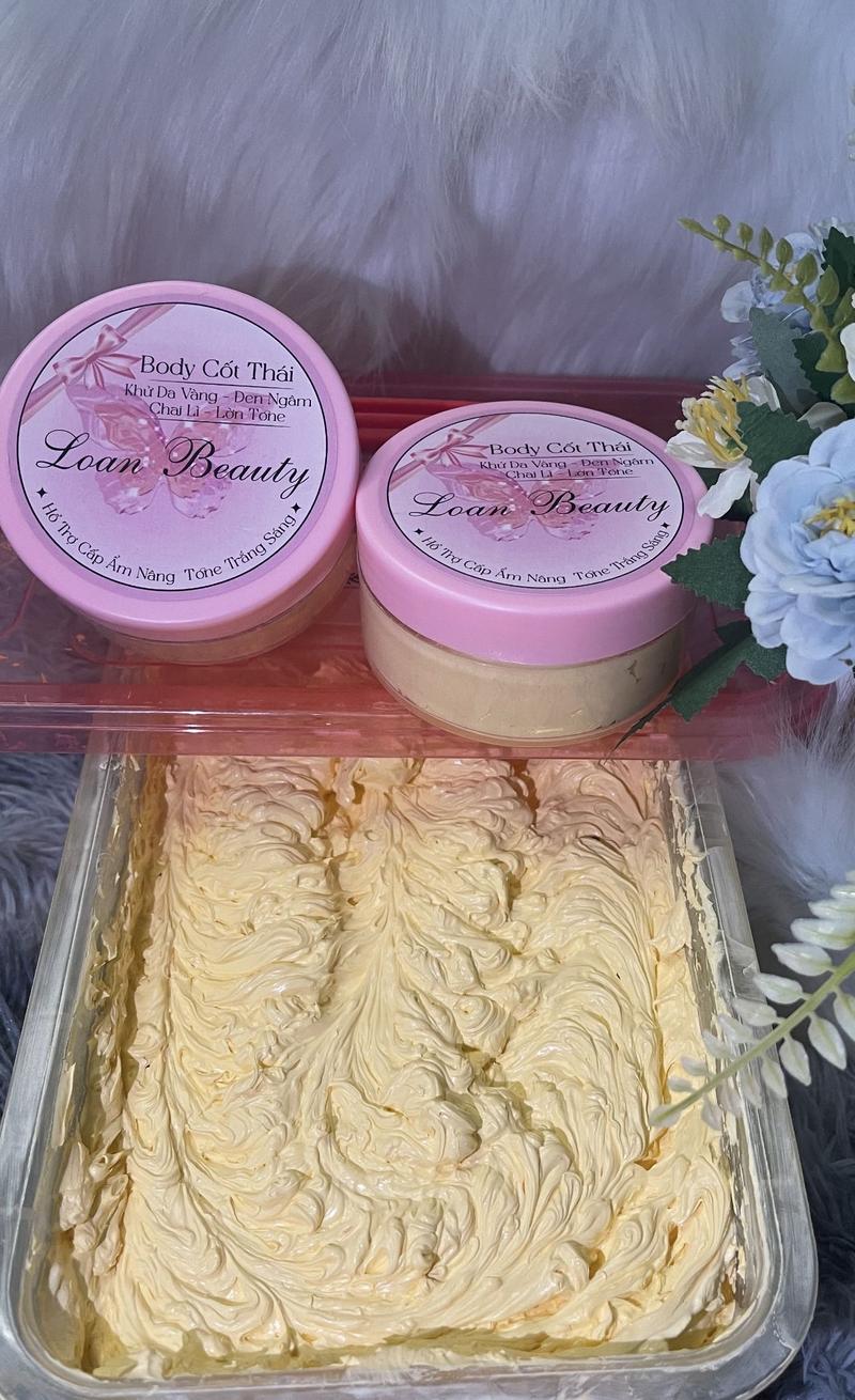Product Introduction of {250g} Kem body cốt thái. Hỗ trợ khử da vàng, ngăm, đen, chai lì.  Dưỡng Da Body 15