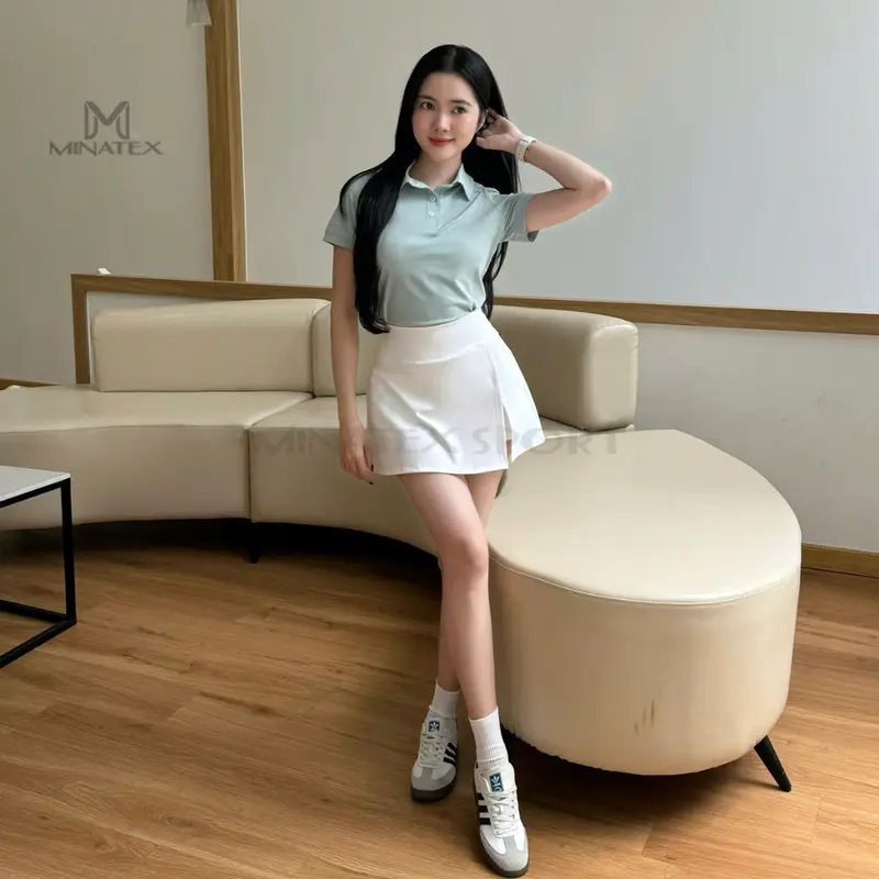 MINATEX - P5 - Áo polo thể thao, áo thun polo, vải mềm mỏng mát, co giãn 4 chiều thun không xù, mặc thoải mái cả đi làm 8