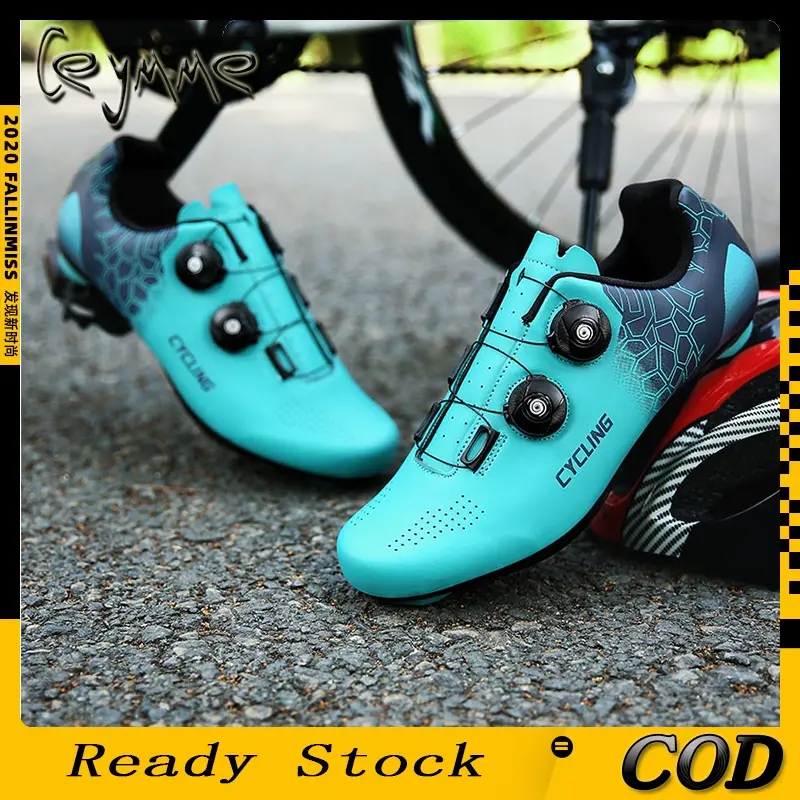 Upgraded version Cycling shoes with Cleat Shoes Road bike Bicycle Shoes Superior Quality Non-slip Self-locking Professional Breathable Ultralight Comfortable and Brand New biking Shoes Big Size 36-47 Cycling Shoes Road Bike Basikal