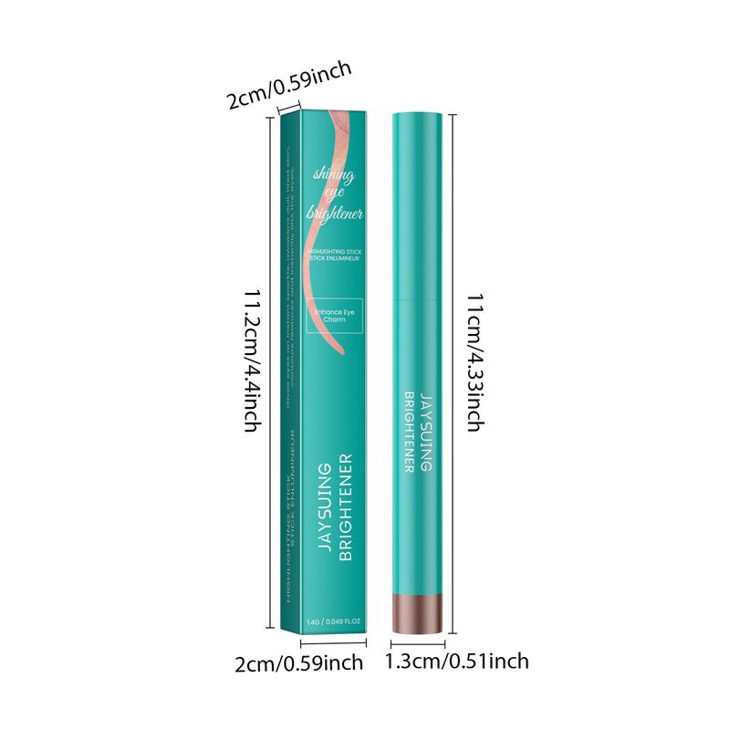 Product Introduction of Jaysuing Eye Shadow Stick Waterproof and Durable Easy to Color Thin and Glittering Repair Crouching Silkworm Brightening One Lazy Eye Shadow Stick 2