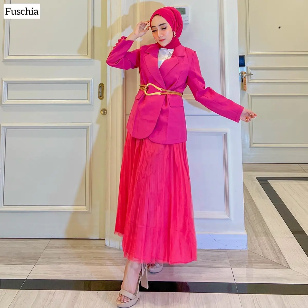 SET ROK TUTU DAN BLAZER GRATIS SABUK