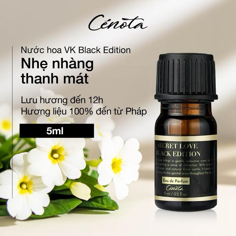 [Che tên] Nước Hoa Vùng Kín Cenota Secret Love Black Edition 5ml, Nước Hoa Bikini Đẳng Cấp Hương Liệu 100% Từ Pháp vesinh vungkin ddvs  nữ
