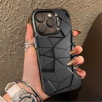 Gambar Sell_a_Case Phone Cases Segitiga berlian Premium untuk seri iPhone Kompatibel dengan For iPhone 11 13 12 14 15 pro promax casing untuk case hp iPhone 7plus 8plus x xr xs xsmax estetik keras berpermukaan kasar untuk iPhone 7 8 14 15 plus Cover Ponsel - Black
, IP 7+/8+ dari SELL A CASE Kab. Tangerang 1 Tokopedia
