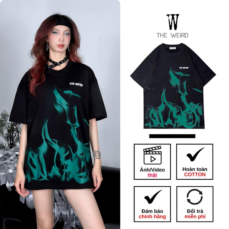 [DEAL ĐỘC QUYỀN] Áo thun The Weird Local Brand Unisex Form Rộng Oversize Tay Lỡ ATK1236