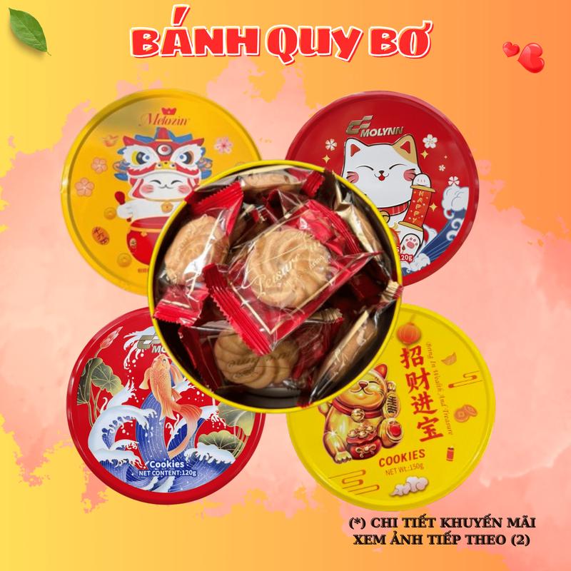 [VUA KHÔ]  - 1 hộp BÁNH QUY BƠ MÈO THẦN TÀI - hộp thiết 150g-Date t11 - ĐỒ ĂN VẶT KHÔ FOOD&DRINK Snack Thức Ăn, bánh kẹo