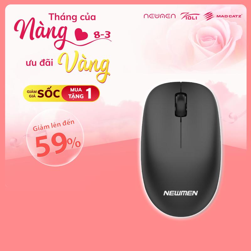NEWMEN Chuột không dây văn phòng siêu tĩnh âm, silient Newmen F300S, F270 mỏng, F600S đẹp, bền bỉ , phụ kiện USB - CHÍNH HÃNG, phụ kiện giải trí