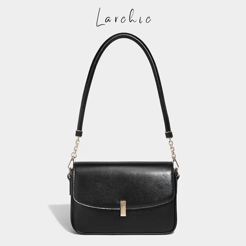 Túi Xách Nữ QC Cao Cấp Da Siêu Mịn Kẹp Nách Đeo Chéo LC0045 Nhung Bag Kem