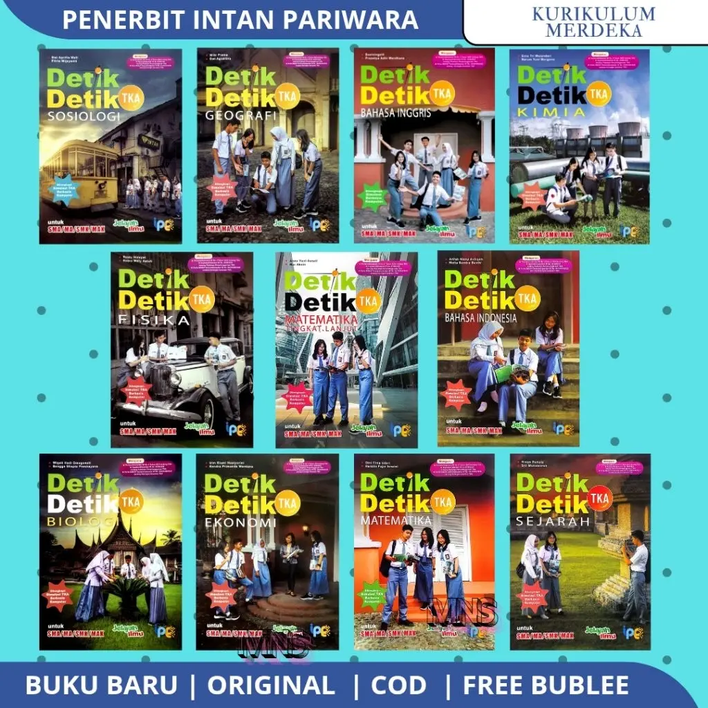 Buku Detik detik TKA SMA/ MA Tahun 2025/ 2026 Intan Pariwara