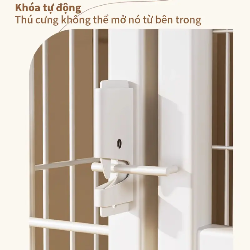 Chuồng Chó Nan Ống Cao Cấp Sơn Tĩnh Điện Dành Cho Thú Cưng, Mèo Lớn，chuong cho cún lớn 3