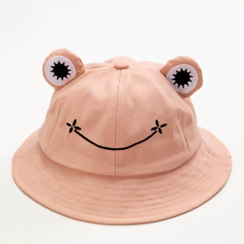 Product Introduction of Sunscreen Frog Hat Versatile Frog Design Breathable Fashion Bucket Hat Fashionable Lightweight Bucket Hat for Summer Accessory Autumn Fashion Beach 5