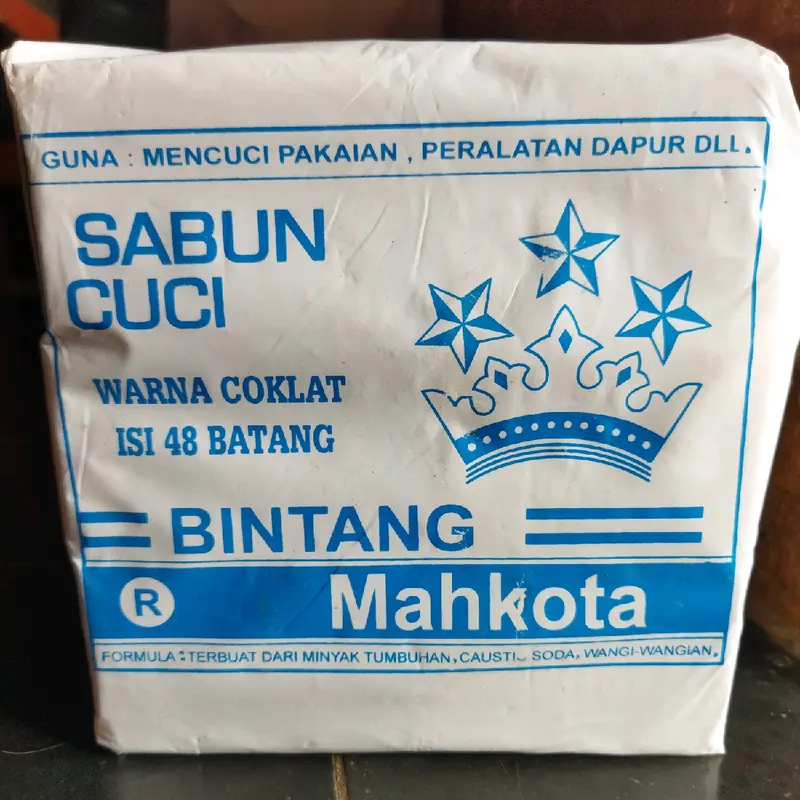 HARGA 1 ball isi 6pack 48pcs Sabun Cuci Bintang Mahkota pembersih multiguna Anti bakteri 6