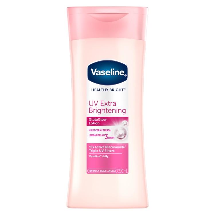 Vaseline Healty Bright UV Extra Brightening Gluta Glow 200ml 0