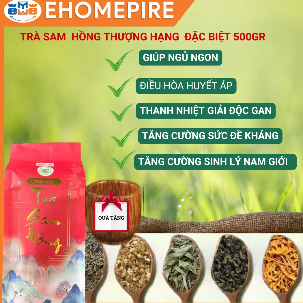 Trải nghiệm giấc ngủ ngon mỗi đêm cùng Trà Sam Hồng  - 500gram
