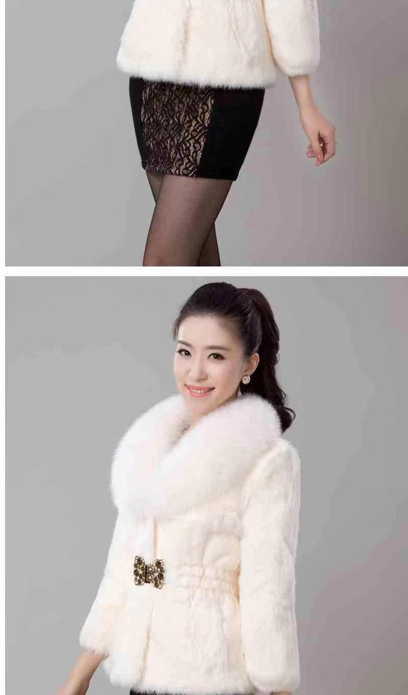 Product Introduction of Áo Khoác Lông, Hàng Mới Về Mùa Thu Và Mùa Đông, Dành Cho Nữ, Dài Ngắn, Phong Cách Hàn Quốc, Cổ Áo Lông Cáo Giả, Làm Bằng Lông Chồn, Dễ Phối Đồ, Dành Cho Nữ 6