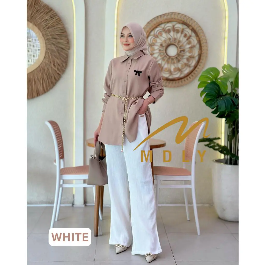 Celana Panjang kain wanita Maowe Flare Pants by Mdly