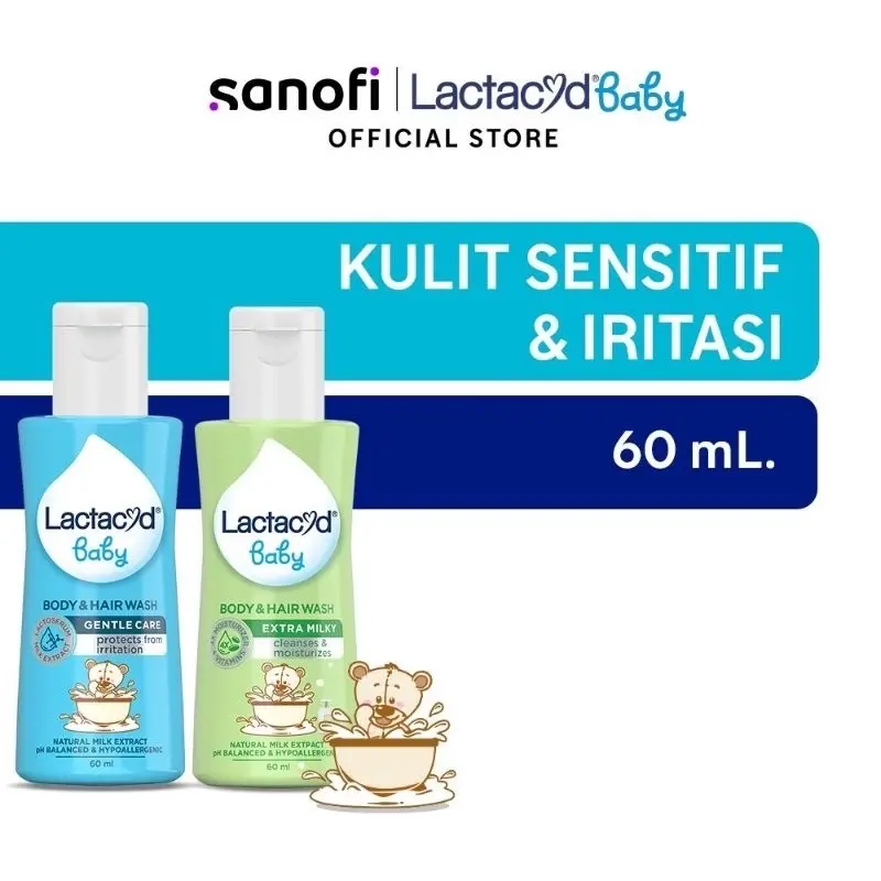 Lactacyd Baby Body & Hair Wash 60ml Bayi