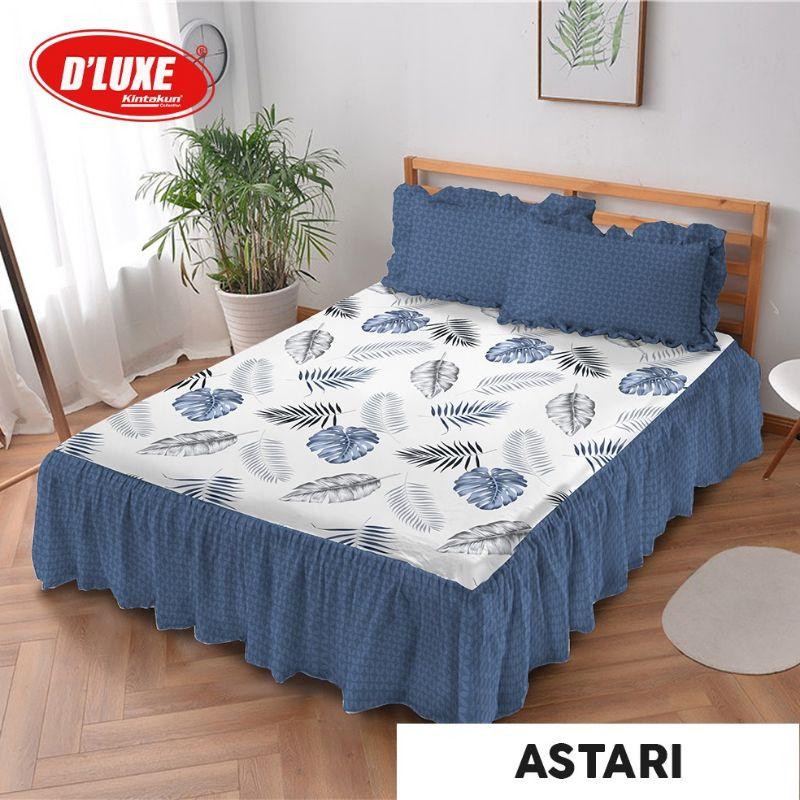 SPREI DELUXE RUMBAI 180X200 BANTAL 2 GULING 2 4
