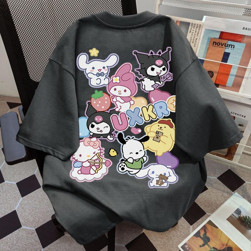 Product Introduction of 100% Cotton Funny Funny Cartoon Printed Oversize Top for Women Unisex 9