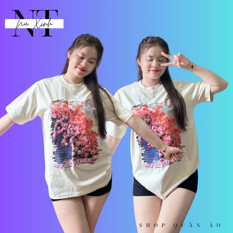 Áo Thun Nam Nữ Cổ Tròn Chất Vải Cotton - Hàng Mới Về - Top Women Nul Xinh 8
