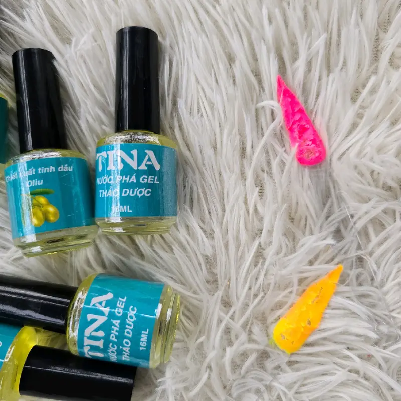 nước Phá gel thảo dược TINA chiếc xuất từ tinh dầu olive không nóng rát.Phá gel thảo dược 2