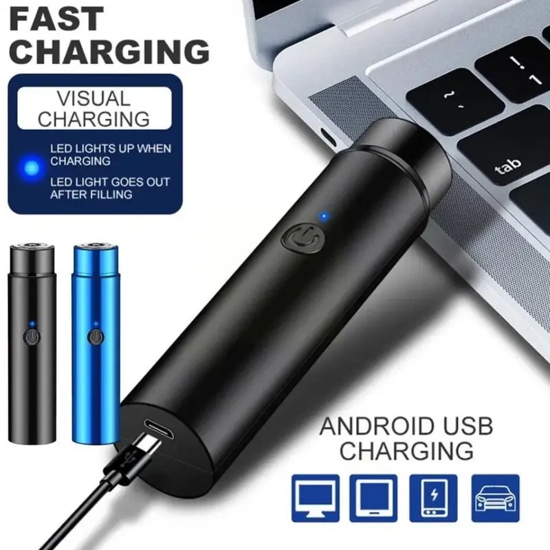 Mini Razor Electric Alat Cukur Kumis Jenggot Hidung Elektrik Pencukur 3
