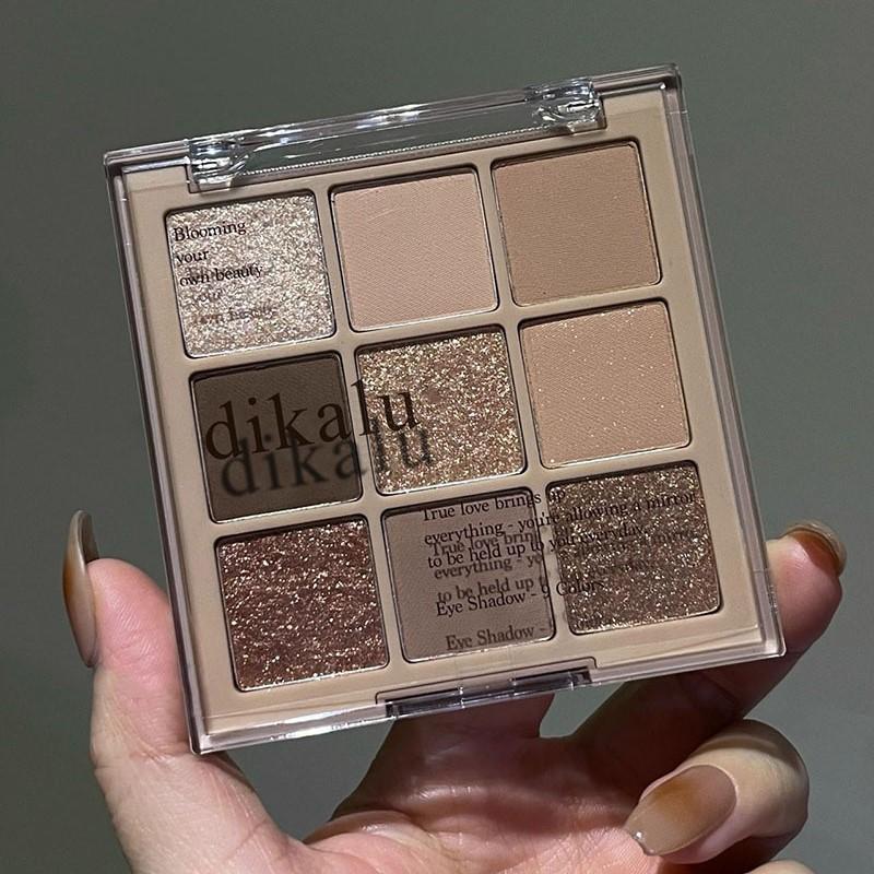 DIKALU 901 EYESHADOW HIGHLIGHTER 9 COLORS BLOOMING 7