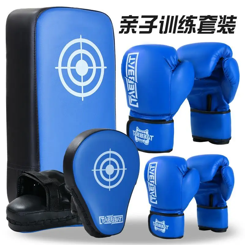 Boxing Glove Children Adult Training Foot Target Sanda Sandbag Boxing Gloves Muay Thai Fight Boxing Glove Professional Combo