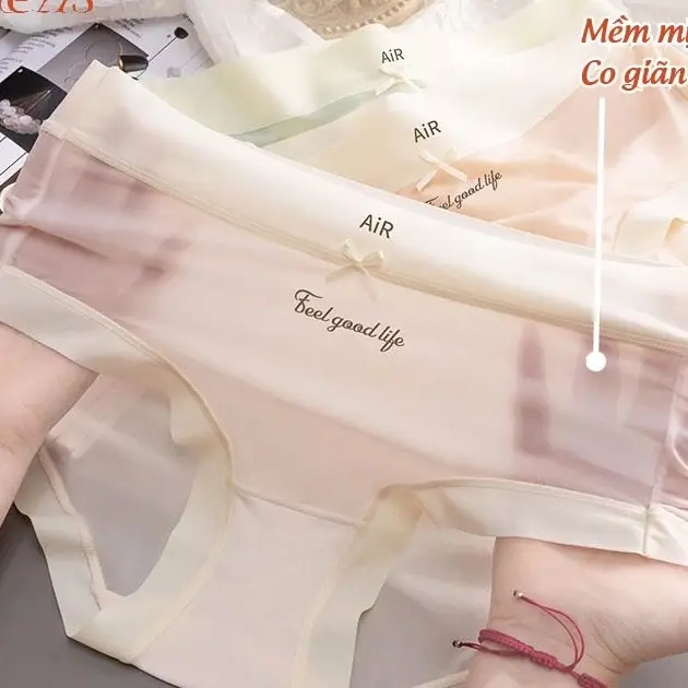 [Mã Q13] Combo 5 quần lót su tàng hình air chất su lụa