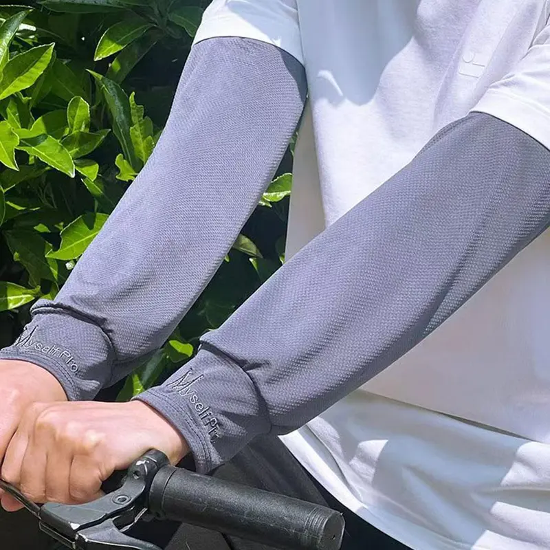 Chống Nắng Tay Áo Cực Dáng Rộng Dành Cho Nam Giới, Thích Hợp Để Đạp Xe Và Hoạt Động Ngoài Trời, 1 Bộ, I1L7 2