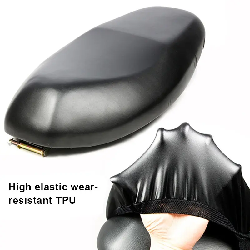 Motorcycle Seat Cover Universal Motorcycle Flexible Seat Protector DIY with Storage Bag for Motorcycle Scooter Seat
