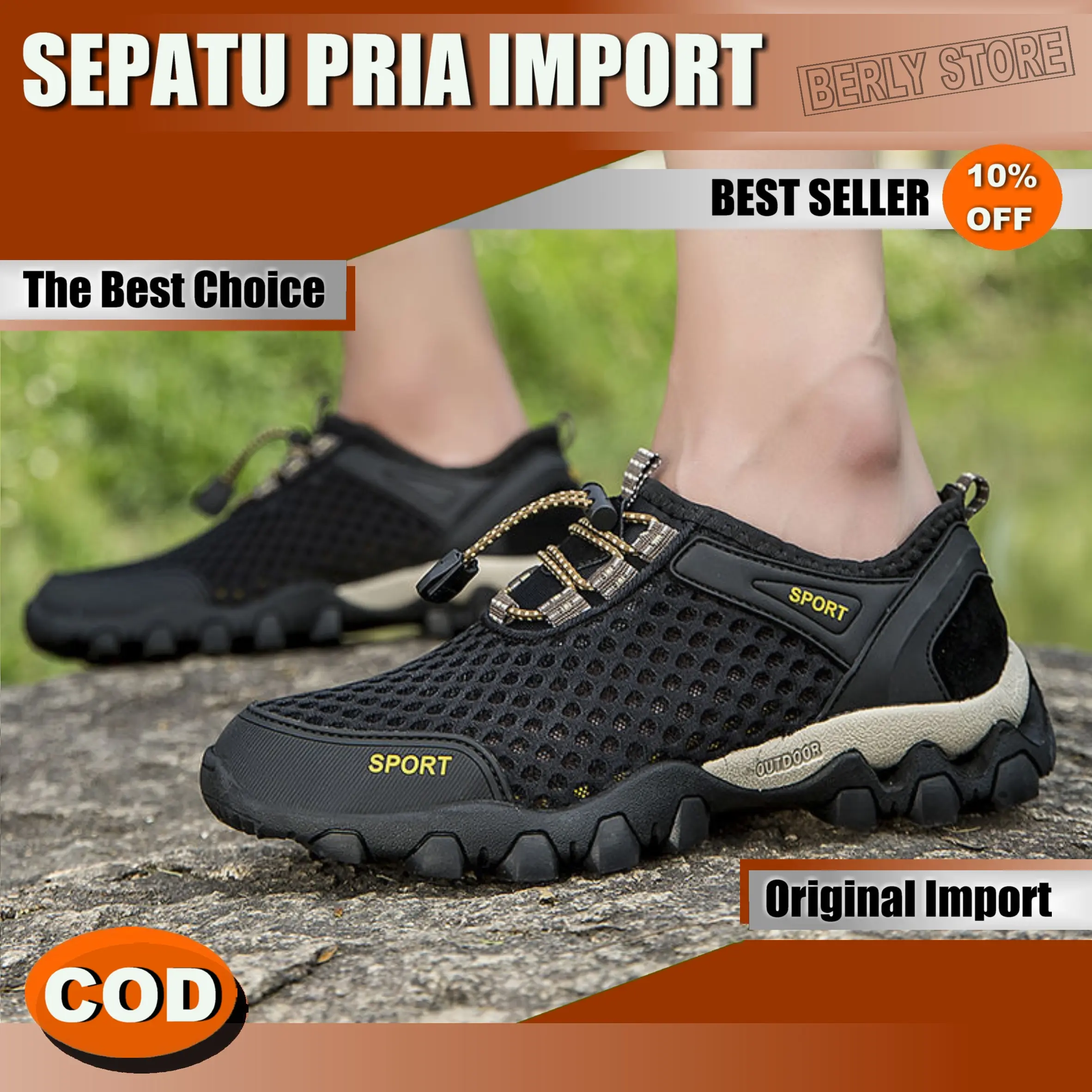SEPATU OUTDOOR PRIA  A-11 ORIGINAL IMPORT SEPATU SNEAKERS PRIA