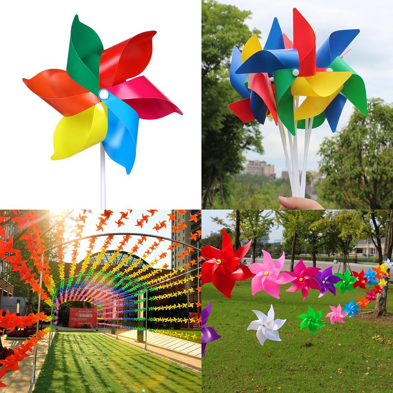 Set 50/100 Chong chóng nhựa giá rẻ treo dây hoặc cầm tay dùng trang trí sự kiện, lễ hội, tết, khu du lịch, trường học mầm non,chụp kỷ yếu, noel, trung thu