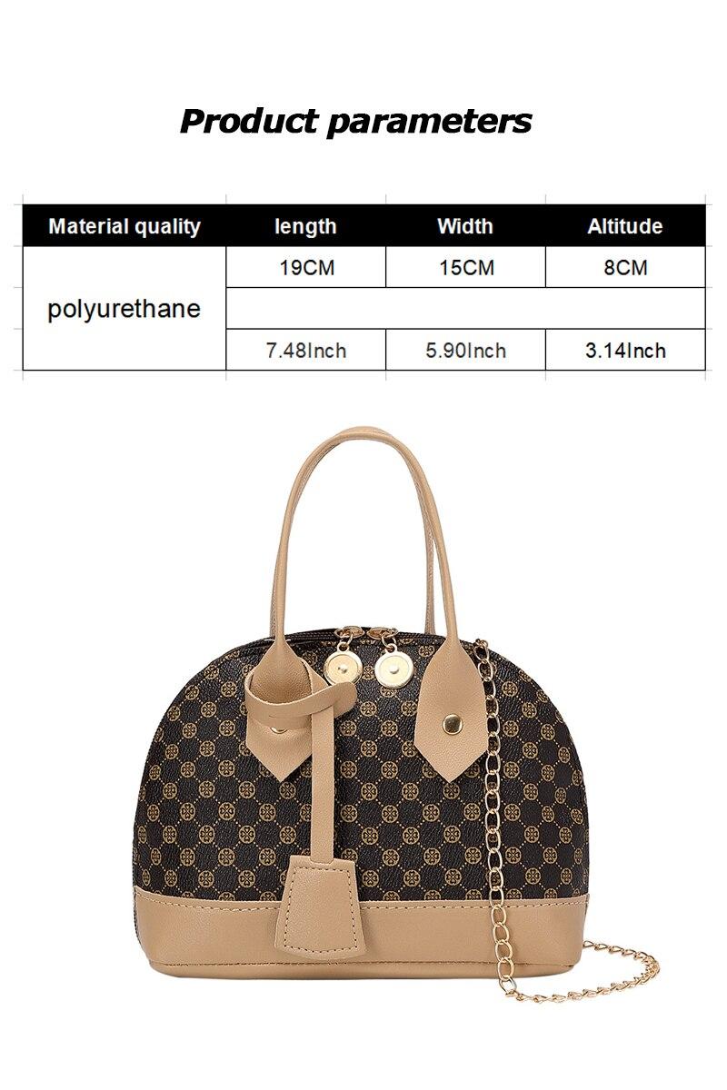 Product Introduction of Fashion Shell Bag Girls Shoulder Bags Lady's Handbag Ladys Cross Body Bag Handbag 0