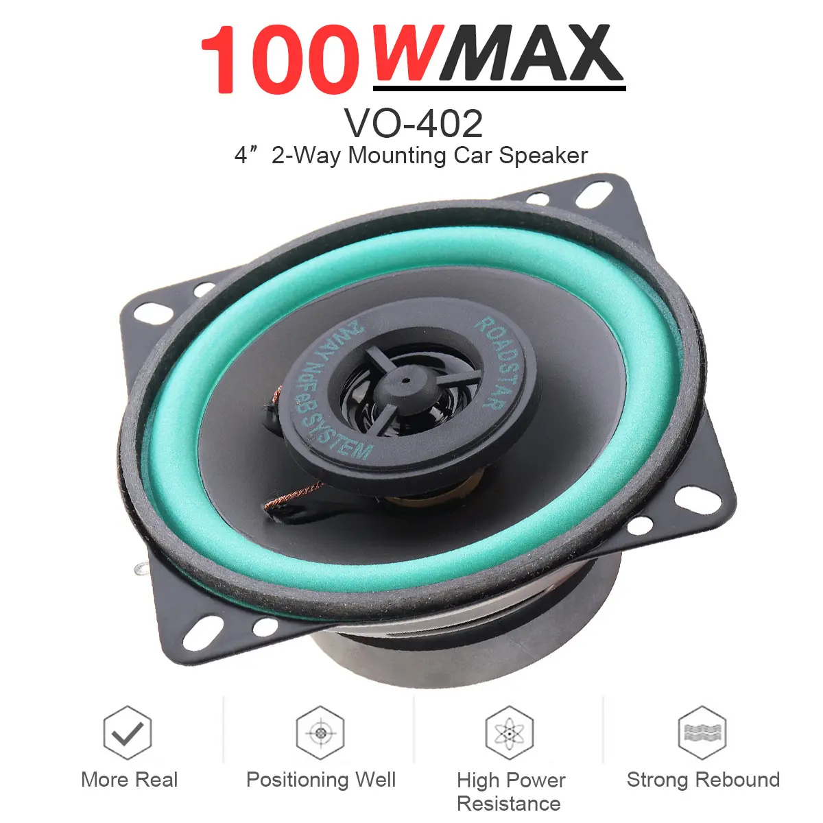 ElektronikPlus Speaker Subwoofer Mobil HiFi 5 Inch 100 W 1 Pcs Dengan Magnet Berdensitas Tinggi