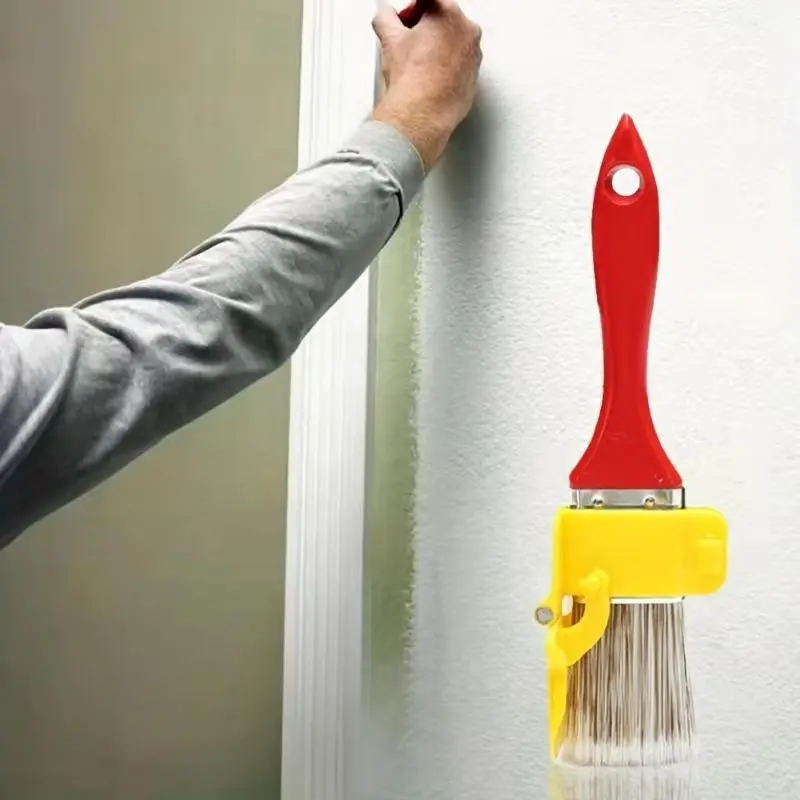 Paint Brush, Durable Lightweight Cleaning Brush with Wooden Handle, DIY Tool for Frame Wall Ceiling Edge Trim